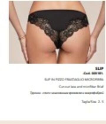 ART. SLIP SATEN- slip donna pizzo saten - Fratelli Parenti